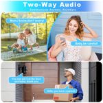 Cámara de seguridad SeeVision Solar Wireless 2K 3MP con foco