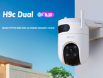 Cámara De Seguridad Ezviz Pt 360º H9c Wifi 3k Doble Lente