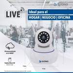 Cámara de Vigilancia IP Suono AYV0049 2 Antenas