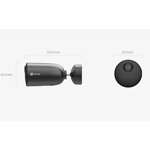 CAMARA DE SEGURIDAD EZVIZ EXTERIOR 28MM WIFI 2K MODELO EB3 AOV VERSION (CS-EB3-R200-1K3WFL)