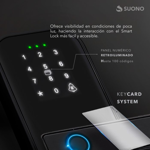 Cerradura Inteligente Smart Lock Suono HOG0195 Negro
