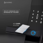 Cerradura Inteligente Suono HOG0194 Smartlock Sturdy Digital Wifi Color Negro