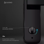 Cerradura Inteligente Suono HOG0194 Smartlock Sturdy Digital Wifi Color Negro