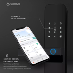 Cerradura Inteligente Suono HOG0194 Smartlock Sturdy Digital Wifi Color Negro