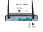 Kit x 4 Cámaras de Seguridad Sx24 Interior Exterior NVR +1TB + 1 Fuente Switching 12v a 10a