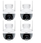 Kit x4 de Cámaras de Seguridad IP SriHome 2MP Wifi-LAN Audio Bidireccional