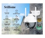 Kit x4 de Cámaras de Seguridad IP SriHome 2MP Wifi-LAN Audio Bidireccional