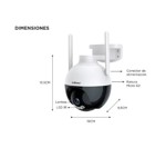 Kit x4 de Cámaras de Seguridad IP SriHome 2MP Wifi-LAN Audio Bidireccional