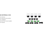 Kit x4 de Cámaras de Seguridad IP SriHome 2MP Wifi-LAN Audio Bidireccional