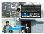 Kit x3 de Cámaras de Seguridad SriHome 4mp Alarma Visión Nocturna