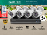 Kit x 4 Camaras de Seguridad DVR + Fuente Switch 1TB Full HD