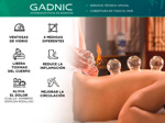 12 Ventosas De Vidrio Gadnic Alivio Y Relajación Muscular