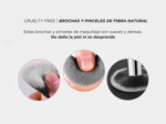 Set de Brochas Maquillaje Cosmetica Gadnic B12 x12