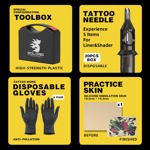 Kit de pistola de tatuaje Solong Kit de inicio con antifatiga