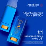 Protector solar en barra Shiseido Clear SPF 50+, paquete de 2 unidades