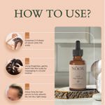 Sérum para el crecimiento del cabello NOOR HAIR Vitaminas naturales y aceite de argán