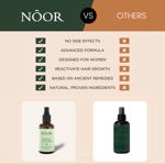 Spray para el crecimiento del cabello NOOR HAIR Rosemary para mujer, 100 ml