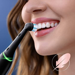 Cabezal de cepillo de repuesto Oral-B iO Gentle Care, paquete de 4, negro