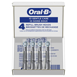 Cabezal de cepillo de repuesto Oral-B iO Gentle Care, paquete de 4, negro