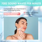 Masajeador facial Doset Red-Light-Therapy para rostro y cuello