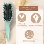 Brush Bounce Curl Original Define EdgeLift (verde azulado) vegano