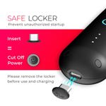 Cepillo alisador de pelo inalámbrico TYMO PORTA Mini S