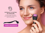 Kit Dermaroller + Cepillo Facial Masajeador LED - Rejuvenecedor