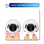 Cabina de Uñas UV Lampara LED 120W con Kit de Regalo Waggs