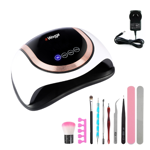 Cabina de Uñas Tecnologia Lampara Dual UV LED 180W Waggs