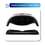 Cabina de Uñas Tecnologia Lampara Dual UV LED 180W Waggs