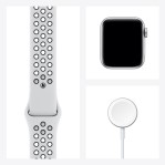 Apple Watch Nike SE GPS - 44mm Silver Aluminium Case/Pure Platinum/Black Nike Sport Band
