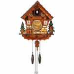 Reloj de cuco Kintrot hecho a mano, tradicional de la Selva Negra