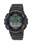 Reloj temporizador de pesca para hombre, verde, 24,1 mm
