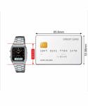 Reloj Casio AQ-230A-1DMQYEF, pulsera combinada para hombre, acero inoxidable S
