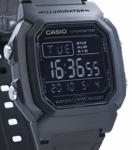 Correa de plástico negro digital unisex de la colección Casio