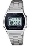 Reloj Casio B640WD-1A para hombre, plateado, digital, retro, inoxidable S