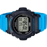 Casio Reloj Inteligente de Cuarzo para Hombre con Correa de Resina, TBD, 22 (Modelo: W219H-2A2V)