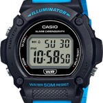 Casio Reloj Inteligente de Cuarzo para Hombre con Correa de Resina, TBD, 22 (Modelo: W219H-2A2V)