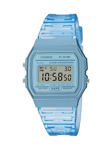 Reloj Casio de Cuarzo con Correa de Resina, Azul, 20 (Modelo: F-91WS-2CF)