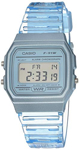 Reloj Casio de Cuarzo con Correa de Resina, Azul, 20 (Modelo: F-91WS-2CF)