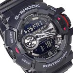 Reloj Casio G-Shock GA-400-1B, resistente a los golpes, 200 m, resistente al agua