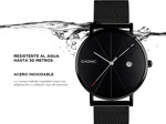 Reloj De Hombre Plateado Gadnic Cuarzo Analógico Impermeable