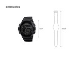 Reloj De Hombre Digital Gadnic Deportivo Sumergible 