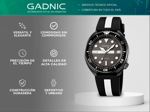 Reloj Analógico Blanco y Negro Gadnic Deportivo