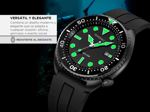 Reloj Analógico Blanco y Negro Gadnic Deportivo