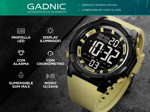 Reloj Digital Amarillo Gadnic Sumergible Alarma Cronometro