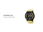 Reloj Digital Amarillo Gadnic Sumergible Alarma Cronometro