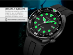 Reloj Analógico Negro Gadnic Deportivo