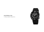Reloj Analógico Negro Gadnic Deportivo