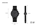 Reloj Pulsera Analógico Gadnic Elegante De Cuarzo 